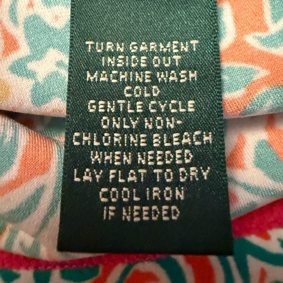 Lauren Ralph Lauren Paisley Ruched Surplice Dress Sleeveless Multicolor M Petite - Picture 12 of 13